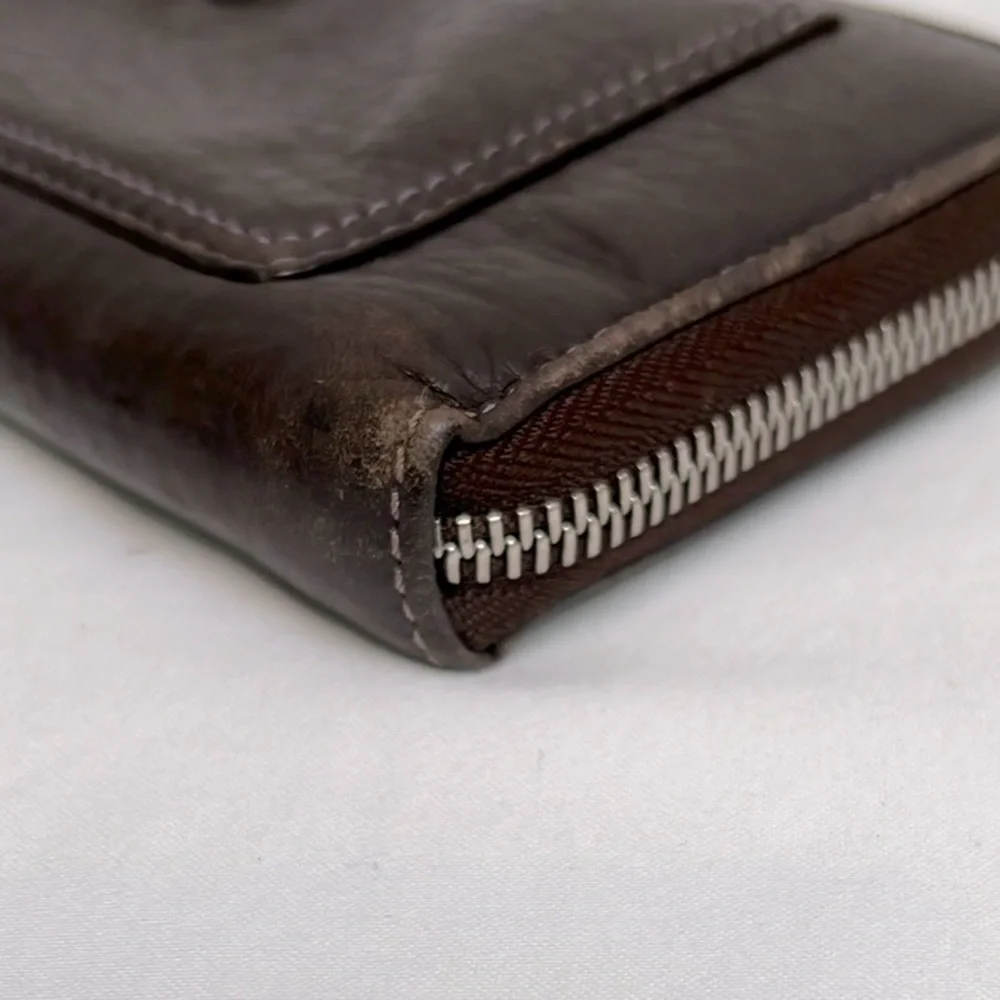 Coach Leather Accordion Wallet